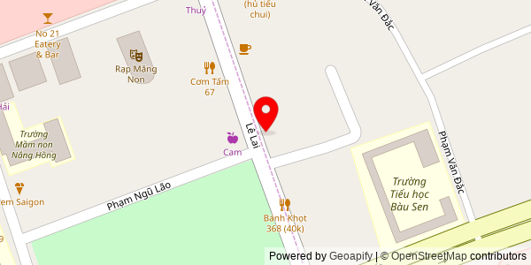 Map location for Phở Cá Hưng