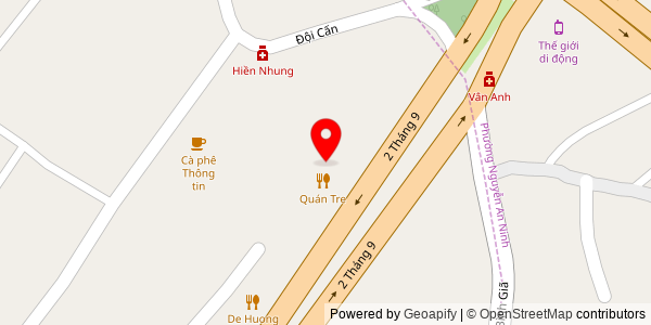 Map location for Quán Tre